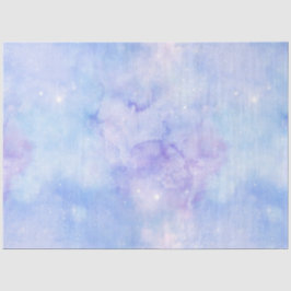Lichtblauwe Galaxy Serie Ontwerp 6 Tissuepapier
