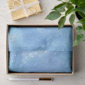 Lichtblauwe Galaxy Serie Ontwerp 7 Tissuepapier (Geschenk)