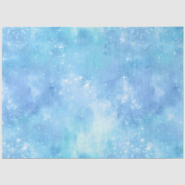 Lichtblauwe Galaxy Serie Ontwerp 7 Tissuepapier