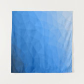 Lichtblauwe geometrische mesh-patroon met verloop wandkleed (Voorkant (horizontaal))