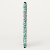 Lichtblauwe glitter gepersonaliseerd met Jouw naam Case-Mate iPhone Case (Achterkant / rechts)