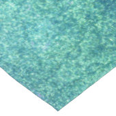 Lichtblauwe glitter tafelkleed (Gekanteld)