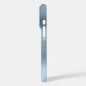 Lichtblauwe Glittery Glam Girly Signature Case-Mate iPhone Case (Achterkant / Links)