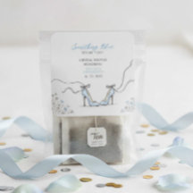 Lichtblauwe Hoge Hakken Bruidsfeest