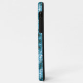 Lichtblauwe Kaleidoscoop / Mandala Case-Mate iPhone Case (Achterkant/links)