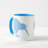 Lichtblauwe kiwi mok (Voorkant links)