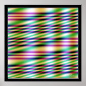 Lichtblauwe kleur verdwijnt poster (Voorkant)