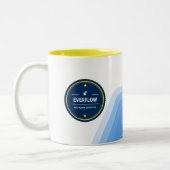 Lichtblauwe koffie/thee Mok (Links)