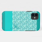Lichtblauwe Libelle Kunst Case-Mate iPhone Case (Achterkant (horizontaal))