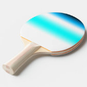 Lichtblauwe ligh model pingpongpeddel tafeltennisbatje (Voorkant Gekanteld)