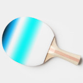 Lichtblauwe ligh model pingpongpeddel tafeltennisbatje (Zijkant)