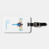 lichtblauwe limonade bagagelabel (Voorkant horizontaal)