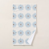 Lichtblauwe Madelief Bad Handdoek (Handdoek)