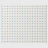 Lichtblauwe Madelief Cadeaupapier (Vlak)