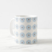 Lichtblauwe Madelief Koffiemok (Voorkant links)