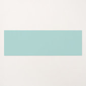 Lichtblauwe Mandala Zen Yoga Mat (Achterkant (horizontaal))