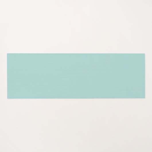 Lichtblauwe Mandala Zen Yoga Mat (Achterkant (horizontaal))