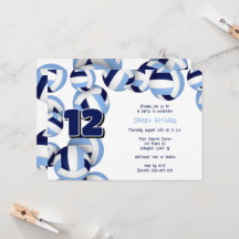 Lichtblauwe marine volleyballen Kids verjaardagsfe