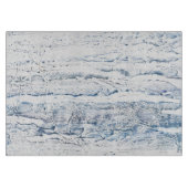 Lichtblauwe marmer snijplank (Voorkant)