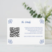 LICHTBLAUWE MEXICAANSE TALAVERA BEHUIZING KAART (Staand voorkant)