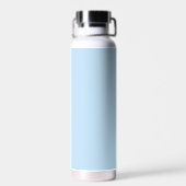 Lichtblauwe Moed Bijbelvers Aangepaste Naam Eenvou Waterfles (Achterkant)