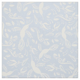 Lichtblauwe, mooie vogelvogels Colibri Stof