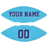 LICHTBLAUWE NAVY EN WITTE Football (Panelen)