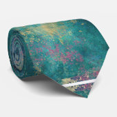 Lichtblauwe Navy Roze Abstracte Das (Opgerold)