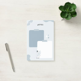 Lichtblauwe noten post-it® notes