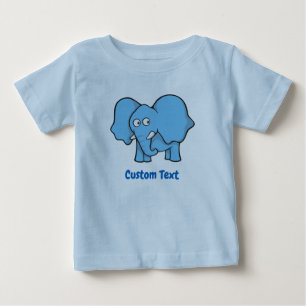 Lichtblauwe olifant