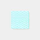 Lichtblauwe polaire stippen Post-it notities Post-it® Notes (Voorkant)