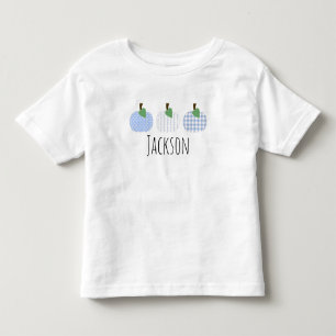 Lichtblauwe pompoentrio t-shirt voor peuters