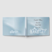 Lichtblauwe prinses Coach & Paarden Sweet 16 Gast Gastenboek (Volledig)