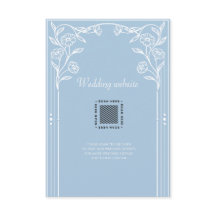 Lichtblauwe Romance vintage bruiloft behuizing Kaa