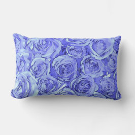 Lichtblauwe rozen kussen