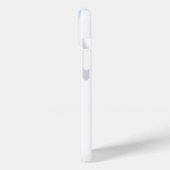 Lichtblauwe Sky Clouds Foto met Single Initiaal Case-Mate iPhone Case (Achterkant / Links)