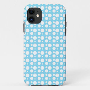 lichtblauwe stippen Case-Mate iPhone case