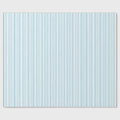 Lichtblauwe strepen cadeaupapier (Vlak)