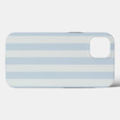 Lichtblauwe Strepen Case-Mate iPhone Case (Achterkant (horizontaal))