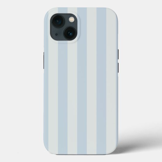 Lichtblauwe Strepen Case-Mate iPhone Case (Achterkant)