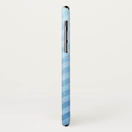 Lichtblauwe strepen Case-Mate iPhone case (Achterkant/links)