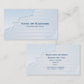 Lichtblauwe strepen en Abstracte vormen Visitekaartje (Voorkant / Achterkant)