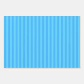 Lichtblauwe Strepen Inpakpapier Vel (Voorkant)