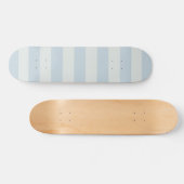 Lichtblauwe Strepen Persoonlijk Skateboard (Horizontaal)