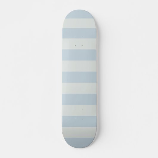 Lichtblauwe Strepen Persoonlijk Skateboard (Voorkant)
