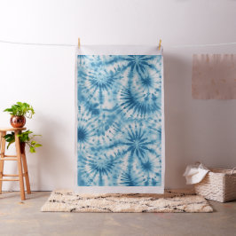 Lichtblauwe Tie-Dye Stof