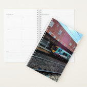 Lichtblauwe trein planner (Display)