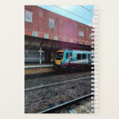 Lichtblauwe trein planner (Achterkant)