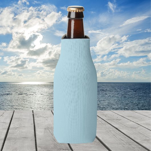 Lichtblauwe, vaste kleur flesjeskoeler