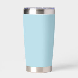 Lichtblauwe, vaste kleur geïsoleerde drinkbeker